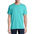 thumbnail image 1 of Hanes Men's and Big Men's ComfortWash Short Sleeve Pocket Tee, Up To Size 3XL, 1 of 6