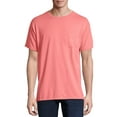 thumbnail image 1 of Hanes Men's and Big Men's ComfortWash Short Sleeve Pocket Tee, Up To Size 3XL, 1 of 6