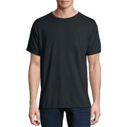 Hanes Mens and Big Mens ComfortWash Short Sleeve Pocket Tee, Up To Size 3XL