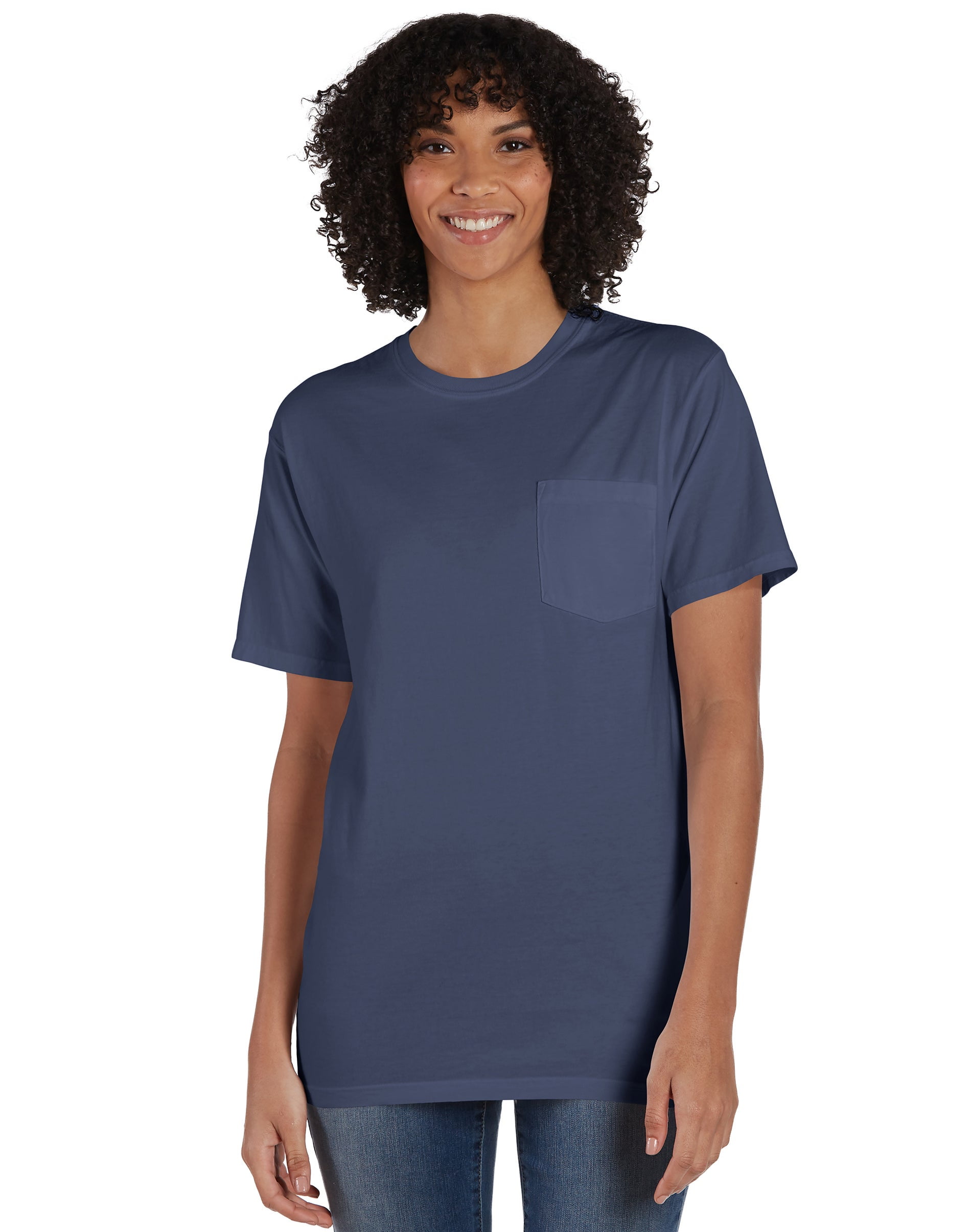 Men's and Big Men's ComfortWash Short Sleeve Pocket Tee, Up To Size 3XL