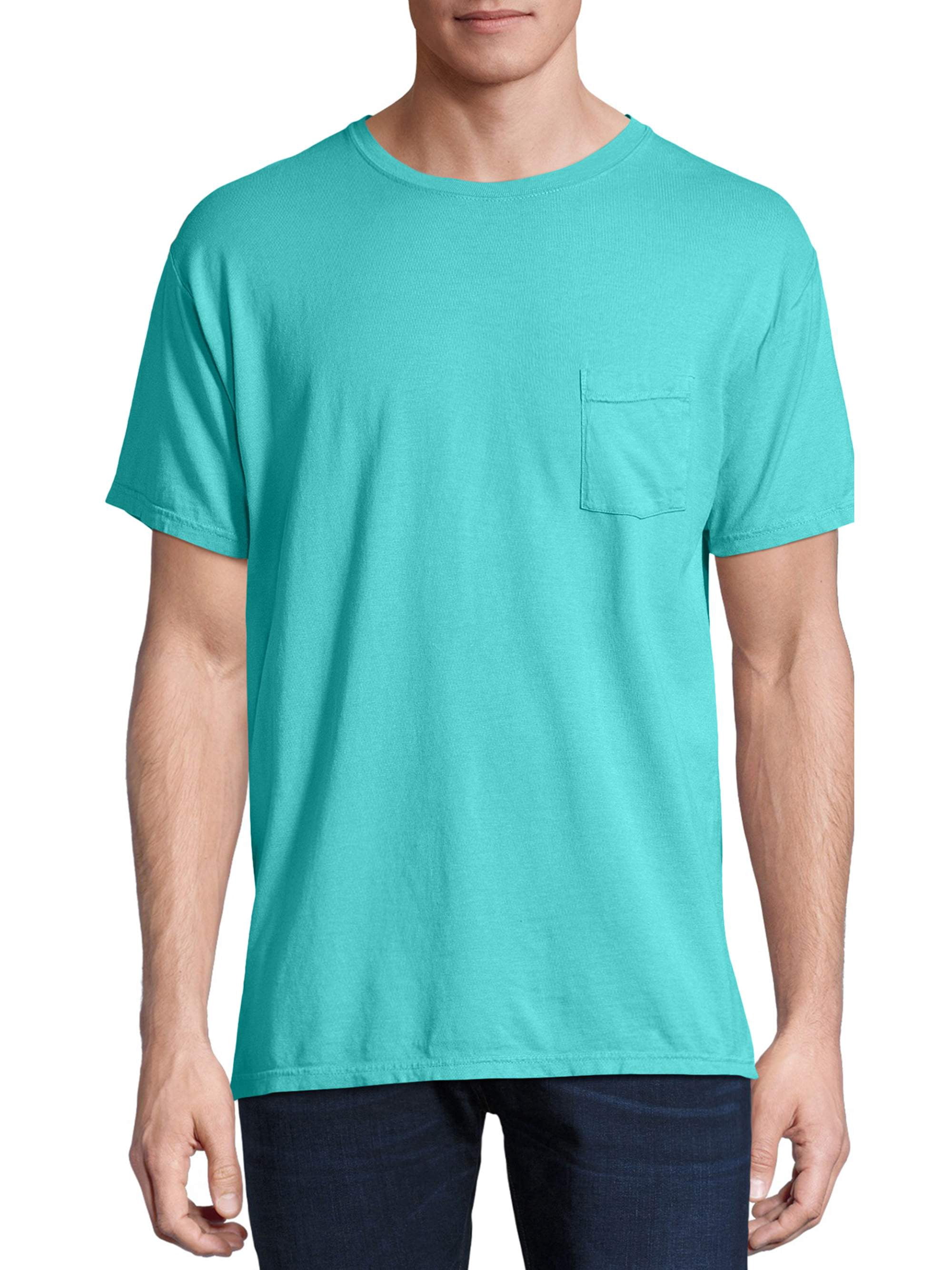hanes pocket tees for men