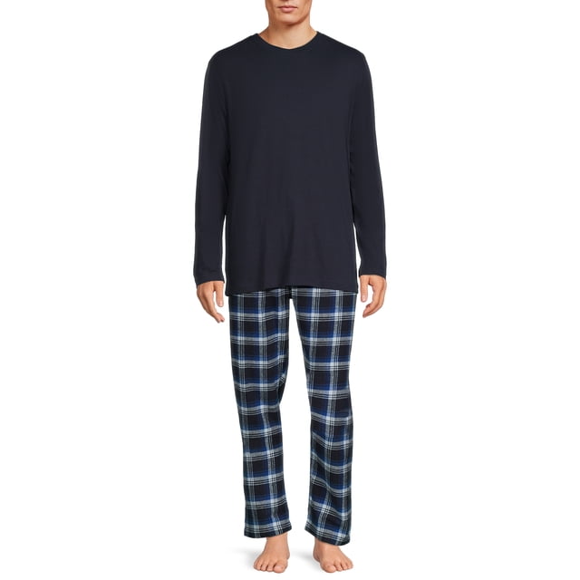 Hanes X Temp Micro Fleece Pajama Set (Men Big & Tall) | ES