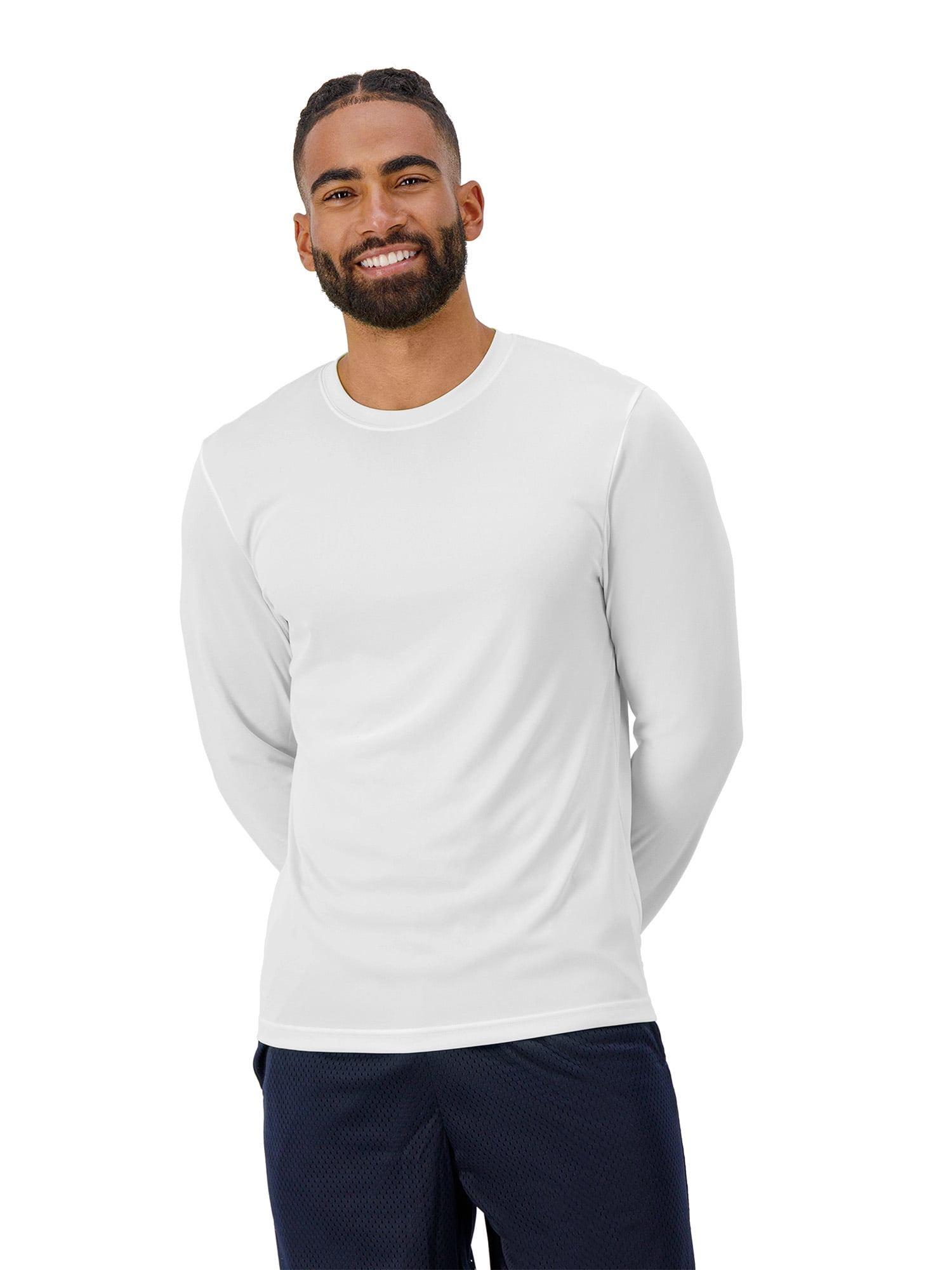 hanes big and tall long sleeve t shirts