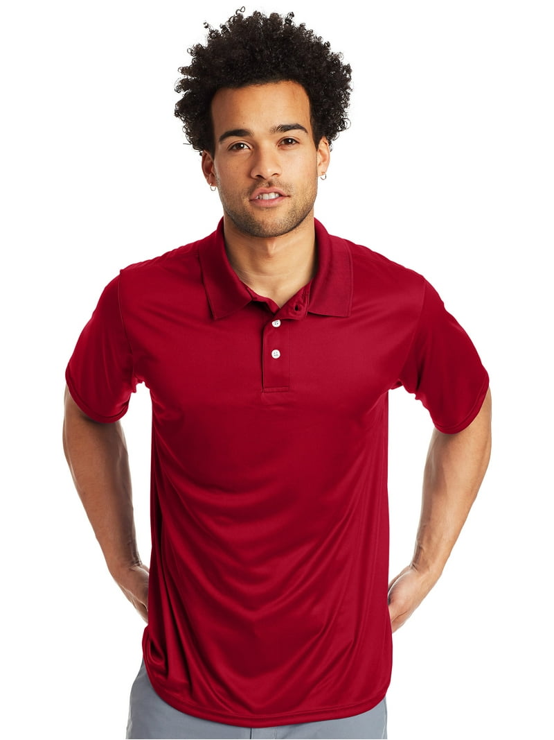 Hanes Men's CoolDri Performance Polo Shirt, Moisture Wicking, UPF