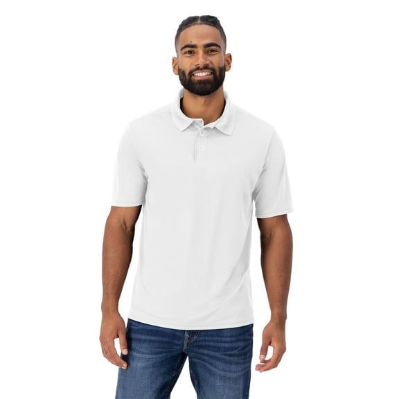 Hanes Sport Cool DRI Men’s Performance Polo White 2XL