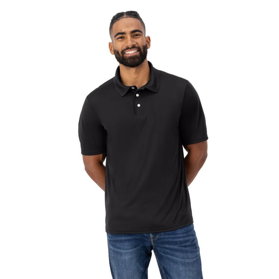 Hanes Sport Cool DRI Men’s Performance Polo Black 2XL