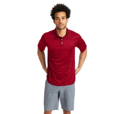 Hanes Men's and Big Men's CoolDri Performance Polo Shirt, Sizes S-3XL