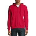 thumbnail image 1 of Hanes Men's and Big Men's Ecosmart Fleece Full Zip Hooded Jacket, up to Size 3XL, 1 of 6
