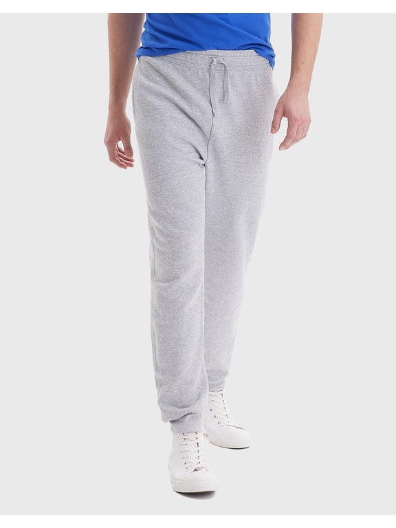 Men's & Big Men's Ecosmart Fleece Jogger Sweatpants with Pockets, 30.5" Inseam, Sizes S-2XL