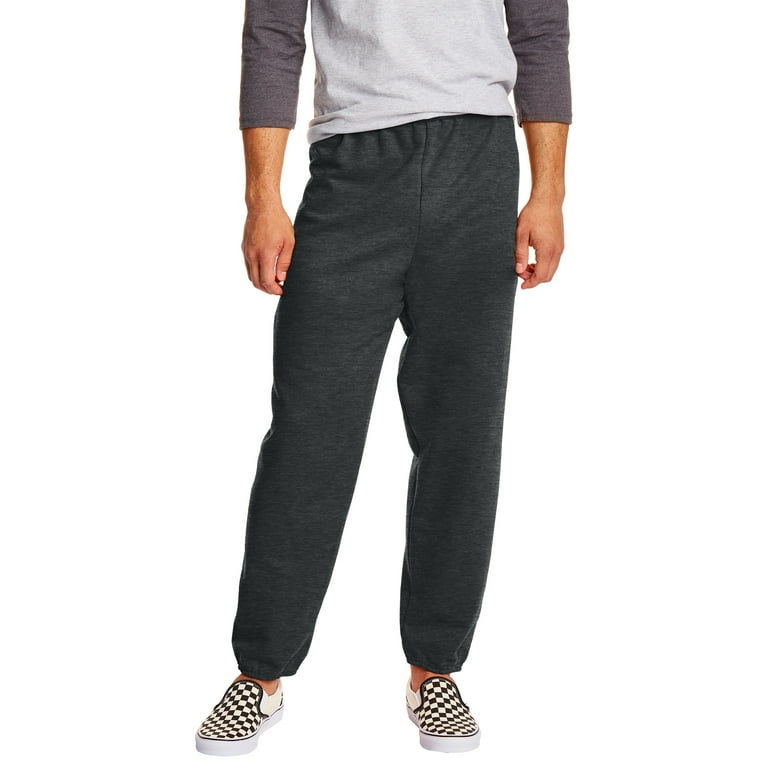 Hanes Men's and Big Men's EcoSmart Fleece Sweatpants, Sizes S-3XL