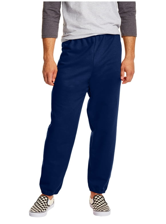 Hanes Men's and Big Men's EcoSmart Fleece Sweatpants, Sizes S-3XL