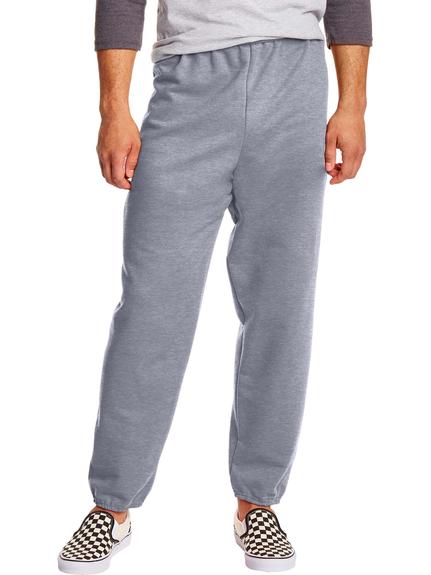 Hanes Men's and Big Men's EcoSmart Fleece Sweatpants, Sizes S-3XL - image 1 of 7
