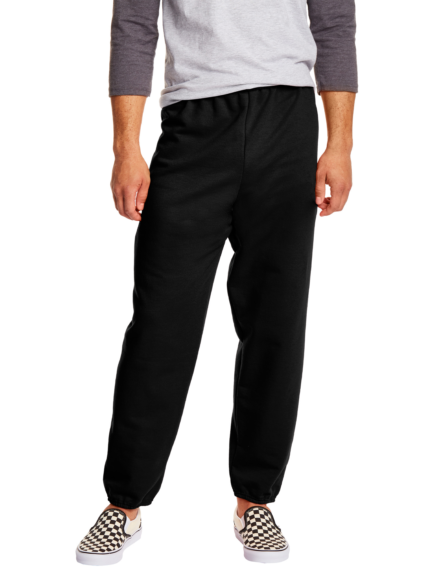 Hanes Men's and Big Men's EcoSmart Fleece Sweatpants, up to Size 3XL - image 1 of 7