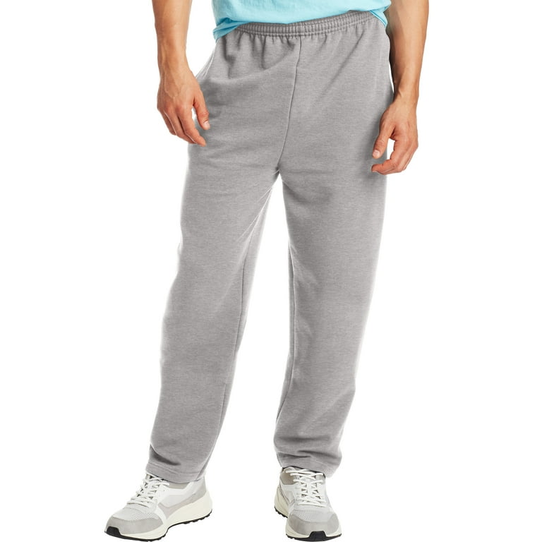 Hanes Men's and Big Men's EcoSmart Fleece Sweatpants with Pockets, Sizes  S-3XL
