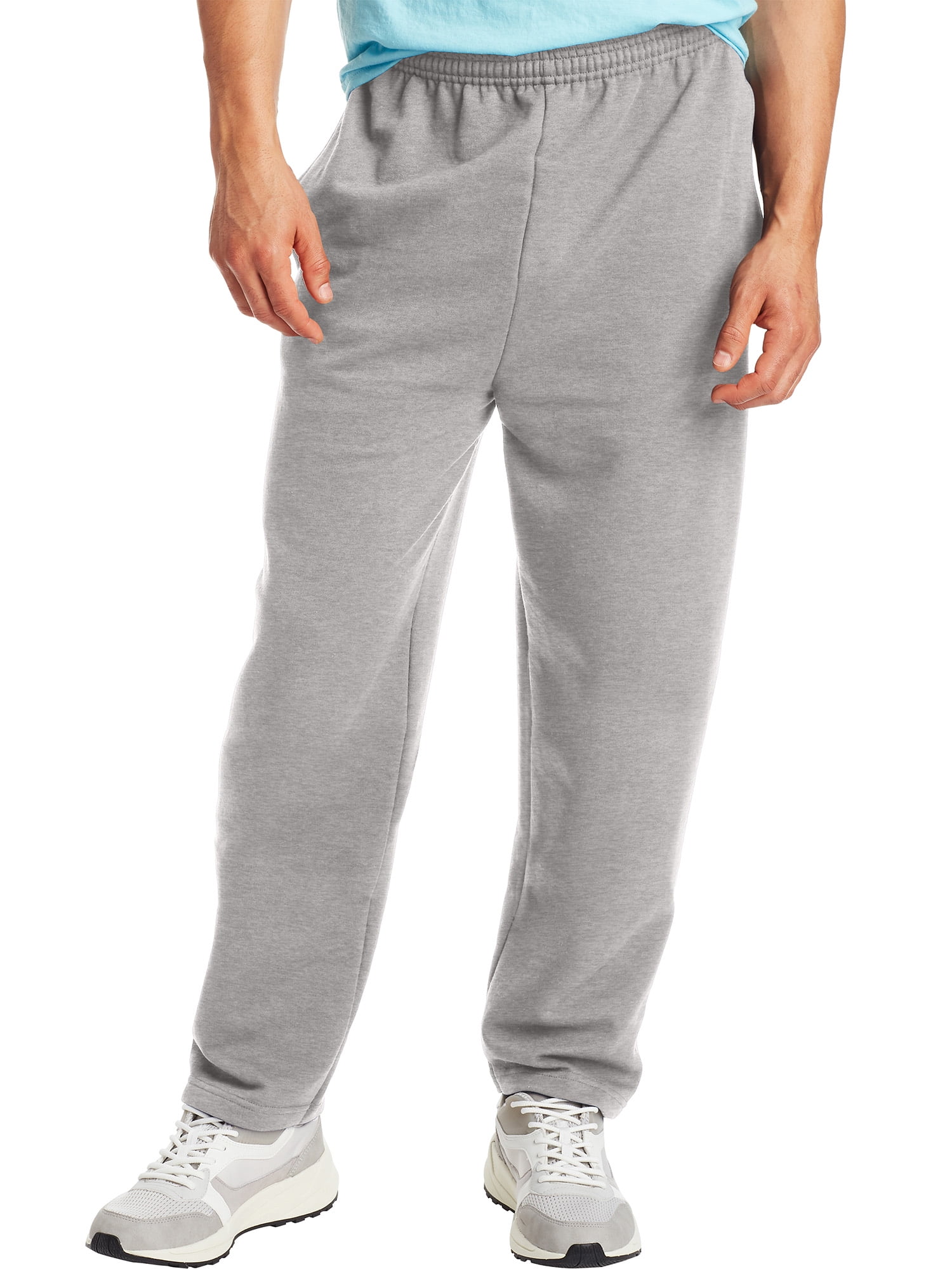 Hanes Men's and Big Men's EcoSmart Fleece Sweatpants with Pockets, Sizes  S-3XL