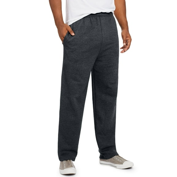 Hanes Men's and Big Men's Ecosmart Fleece Sweatpants with Pockets, up to Size 3XL