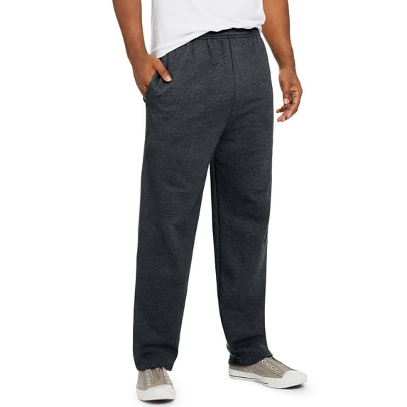 Hanes Men's and Big Men's Ecosmart Fleece Sweatpants with Pockets, up to Size 3XL