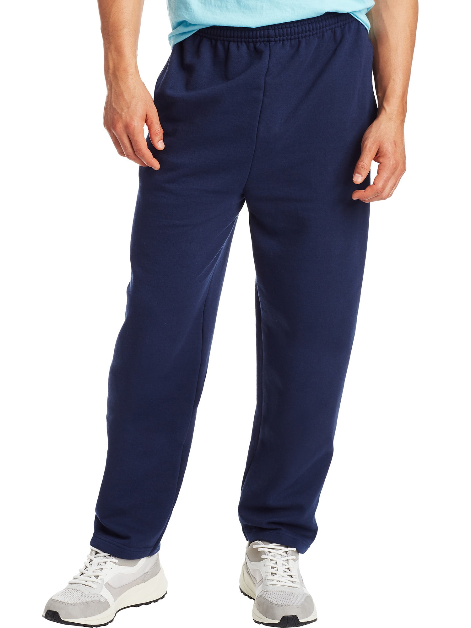 Hanes Men's and Big Men's EcoSmart Fleece Sweatpants with Pockets ...