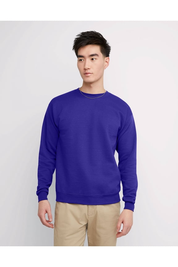 Men's Hanes® EcoSmart Fleece Sweatshirt Color: Purple Size: XL