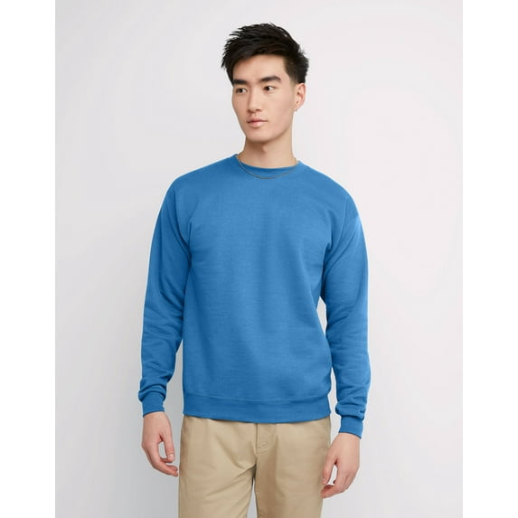 Men's Hanes® EcoSmart Fleece Sweatshirt Color: Denim Blue Size: L