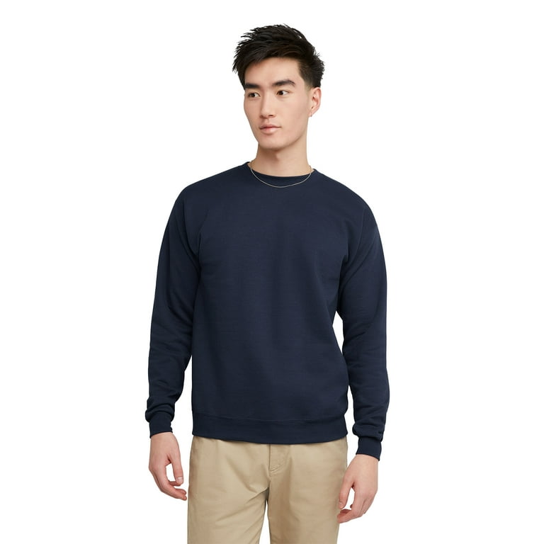 Hanes Men s and Big Men s EcoSmart Fleece Sweatshirt up to Sizes 5XL Walmart