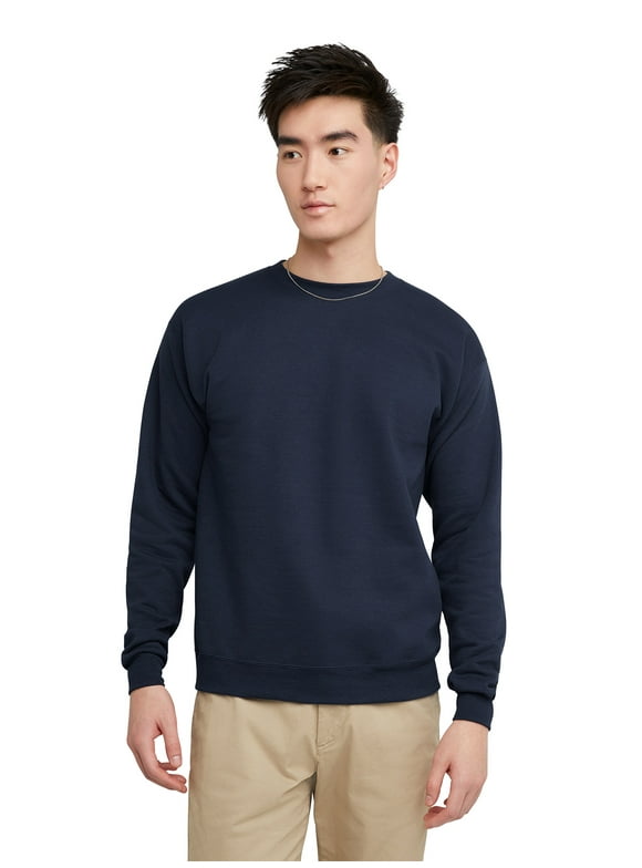 Hanes Men's and Big Men's EcoSmart Fleece Sweatshirt, up to Sizes 5XL