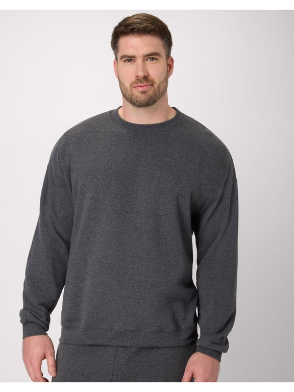 Men's and Big Men's EcoSmart Fleece Sweatshirt, Sizes S-5XL