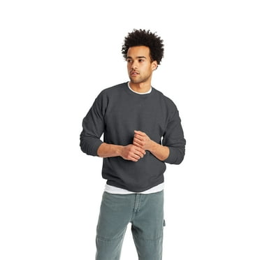 Hanes Men's and Big Men's EcoSmart Fleece Sweatshirt, up to Sizes 5XL