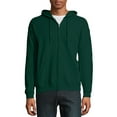 thumbnail image 1 of Hanes Men's and Big Men's Ecosmart Fleece Full Zip Hooded Jacket, up to Size 3XL, 1 of 5
