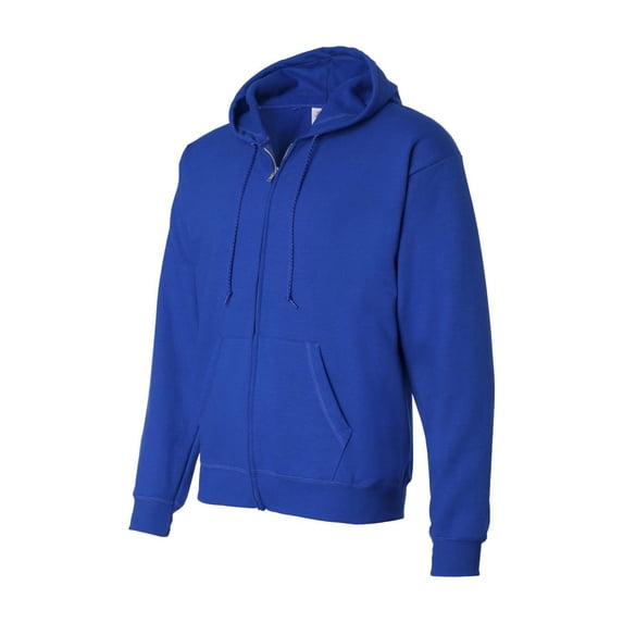 Hanes Men's and Big Men's Ecosmart Fleece Full Zip Hooded Jacket, up to Size 3XL