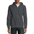 thumbnail image 1 of Hanes Men's and Big Men's Ecosmart Fleece Full Zip Hooded Jacket, up to Size 3XL, 1 of 6