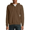 thumbnail image 1 of Hanes Men's and Big Men's Ecosmart Fleece Full Zip Hooded Jacket, up to Size 3XL, 1 of 6