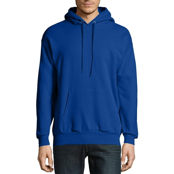 Hanes Men's and Big Men's Ecosmart Fleece Pullover Hoodie Sweatshirt, up to Size 5XL