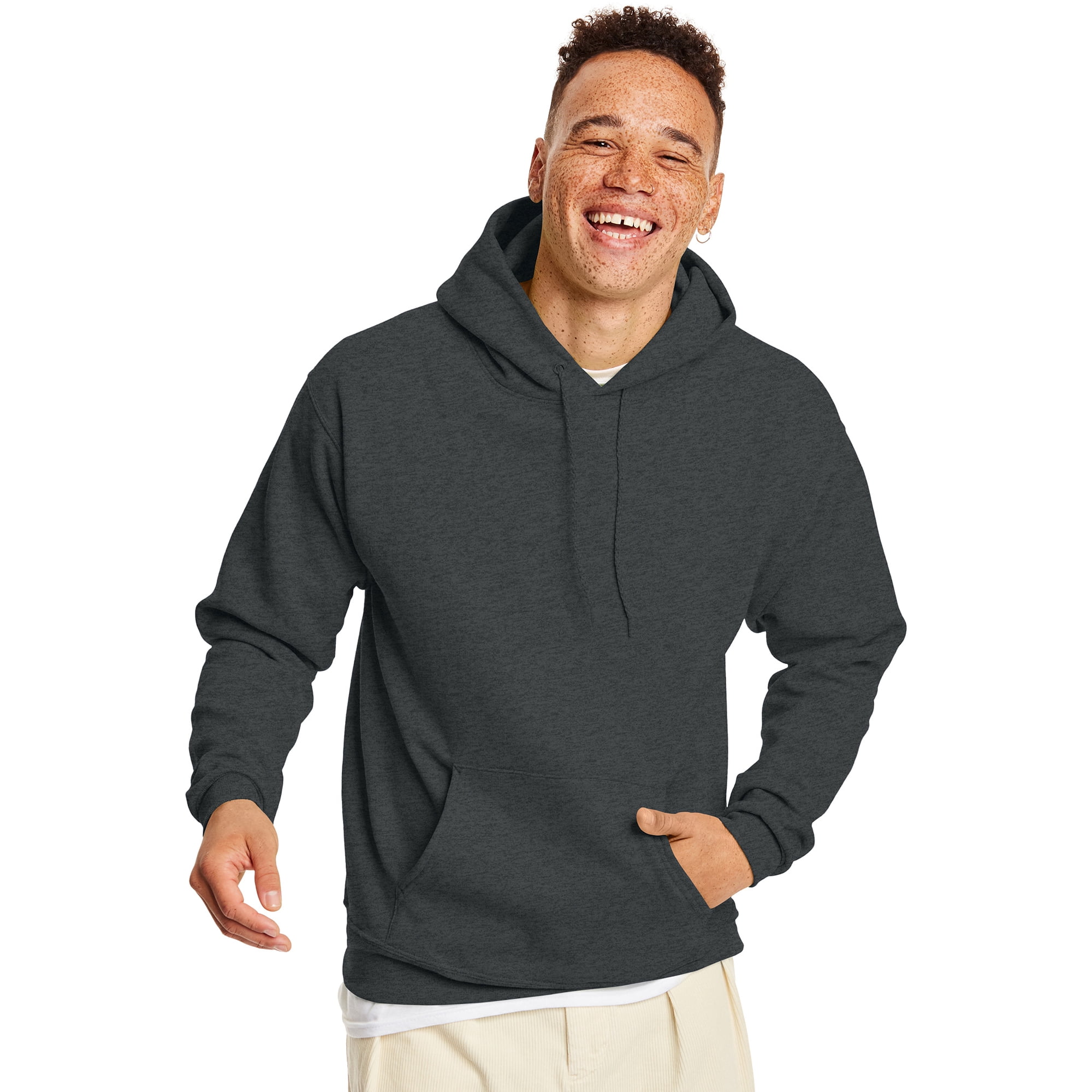 Hanes Men's and Big Men's Ecosmart Fleece Pullover Hoodie Sweatshirt, up to  Size 5XL - Walmart.com