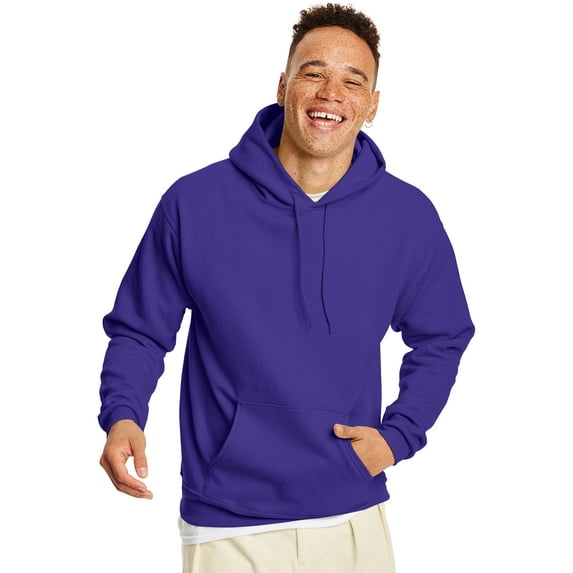 Hanes Men's and Big Men's Ecosmart Fleece Pullover Hoodie Sweatshirt, up to Size 5XL