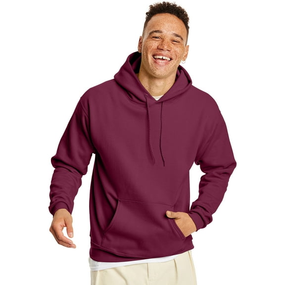 Hanes Men's and Big Men's Ecosmart Fleece Pullover Hoodie Sweatshirt, up to Size 5XL