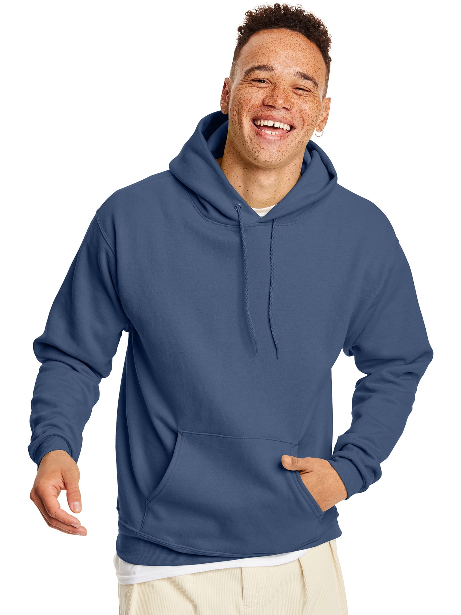 Hanes Men's and Big Men's Ecosmart Fleece Pullover Hoodie Sweatshirt ...