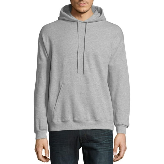 Hanes Men's and Big Men's Ecosmart Fleece Pullover Hoodie Sweatshirt, up to Size 5XL