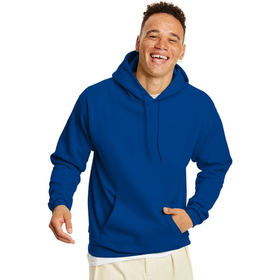 Hanes Men's and Big Men's Ecosmart Fleece Pullover Hoodie Sweatshirt, up to Size 5XL