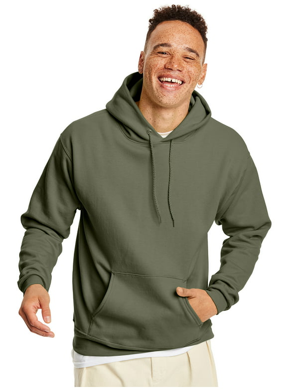 Hanes Men's and Big Men's Ecosmart Fleece Pullover Hoodie Sweatshirt, up to Size 5XL