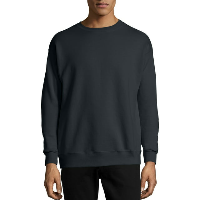 Hanes Men's and Big Men's Ecosmart Fleece Sweatshirt, up to Size 5XL ...