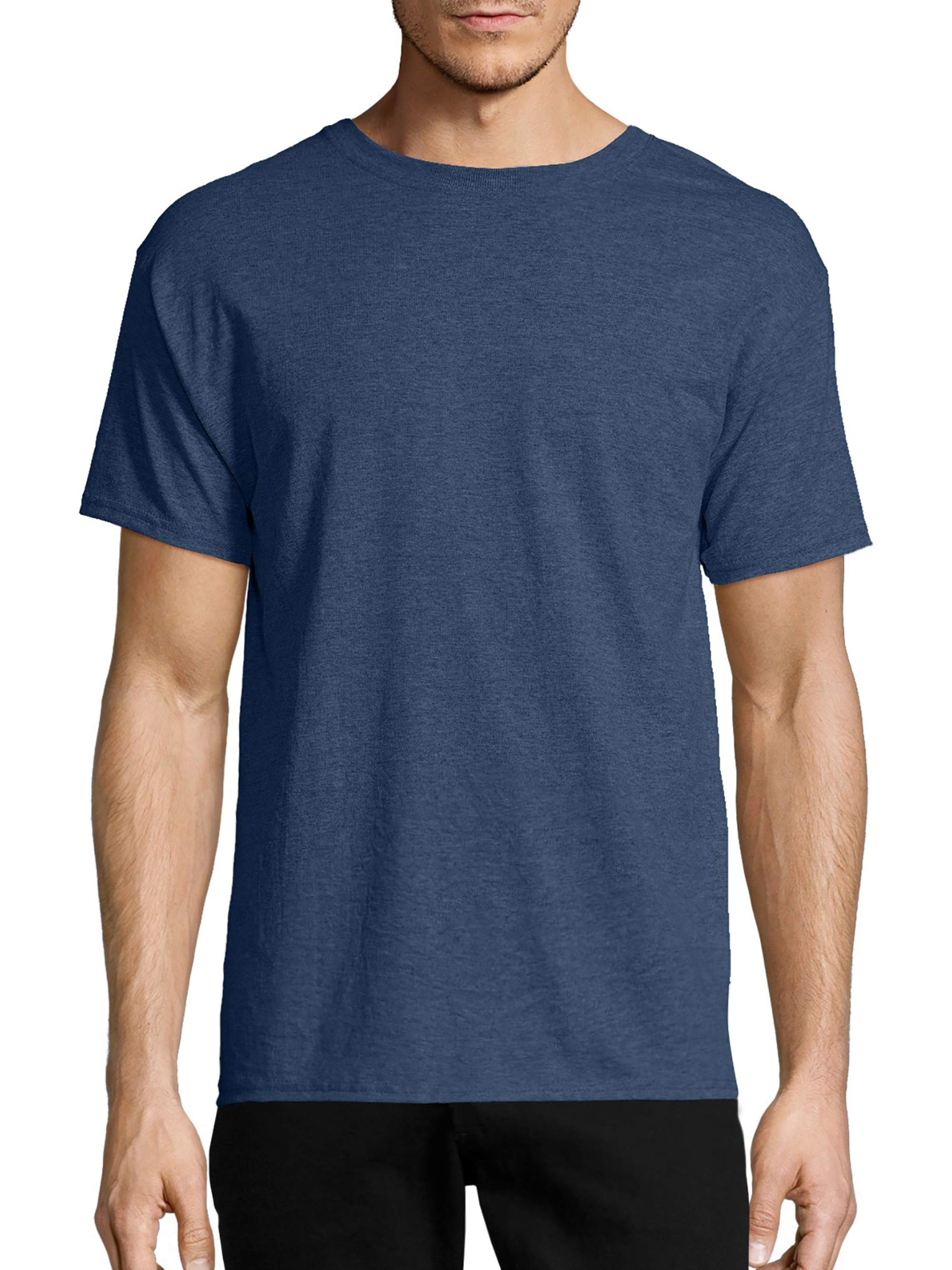 Hanes Men's and Big Men's Ecosmart Short Sleeve Tee, Up To Size 3XL - image 1 of 5