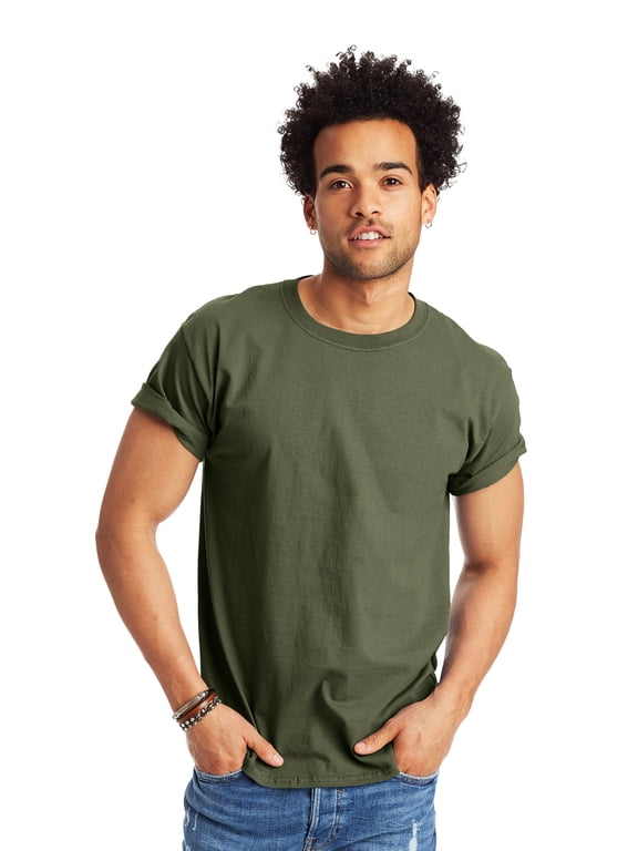 Men's and Big Men's Essentials Short Sleeve Tee, Up To Size 6XL