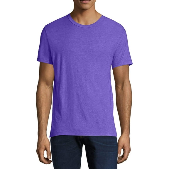 Hanes Men's and Big Men's Modal Triblend Short Sleeve Tee, Up To Size 3XL