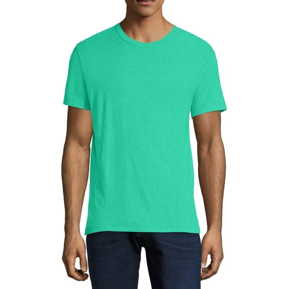 Hanes Men's and Big Men's Modal Triblend Short Sleeve Tee, Up To Size 3XL