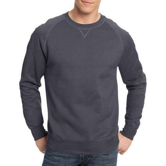 Hanes Men's and Big Men's Nano Premium Soft Lightweight Fleece Sweatshirt, Up to Size 3XL