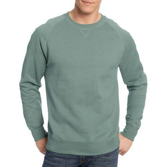 Hanes Men's and Big Men's Nano Premium Soft Lightweight Fleece Sweatshirt, Up to Size 3XL