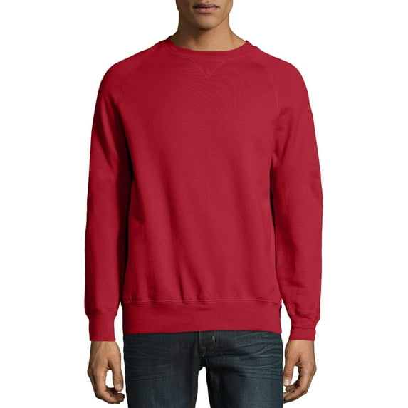 Hanes Men's and Big Men's Nano Premium Soft Lightweight Fleece Sweatshirt, Up to Size 3XL