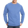 thumbnail image 1 of Hanes Men's and Big Men's Nano Premium Soft Lightweight Fleece Sweatshirt, Up to Size 3XL, 1 of 2