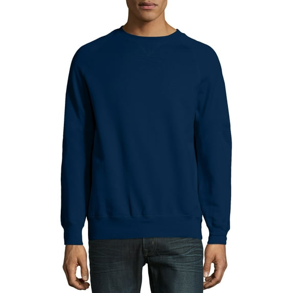Hanes Men's and Big Men's Nano Premium Soft Lightweight Fleece Sweatshirt, Up to Size 3XL